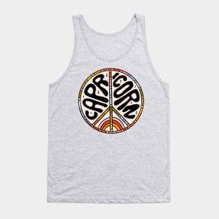 Capricorn Peace Sign Tank Top